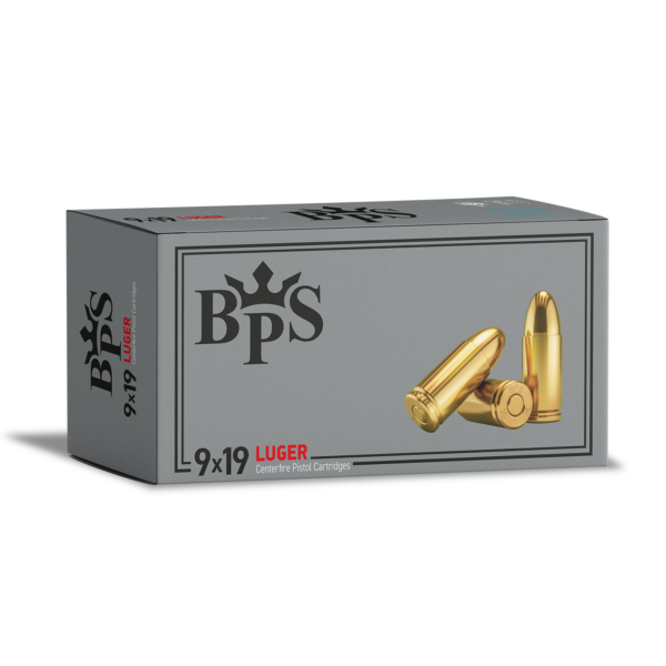 BPS 9x19 mm Luger Pistol Cartridges